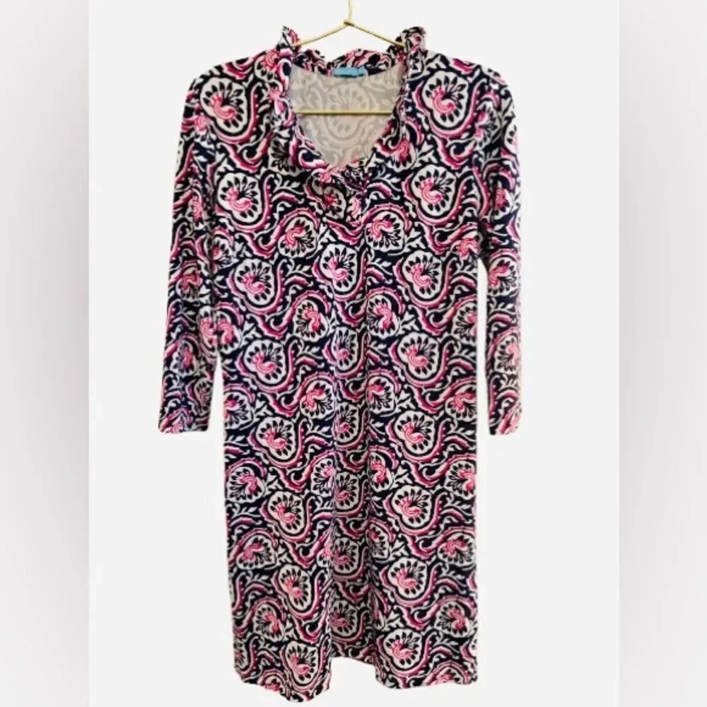 NWOT J McLaughlin Patterned Long Sleeve Dress